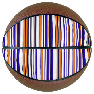 Süße blaue orange Streifen Basketball