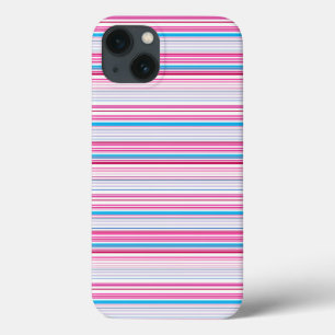 Süße blaue rosa Streifen Case-Mate iPhone Hülle