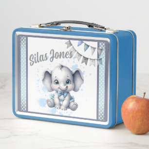 Süsse Blue Elephant - Little Peanut Metall Brotdose