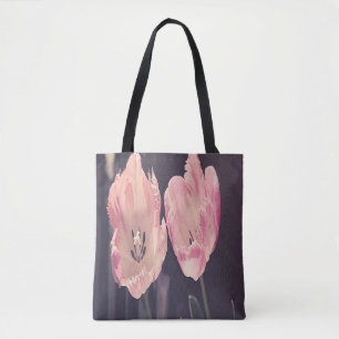 Süße blühende Tulpen - Personalisiert Tasche