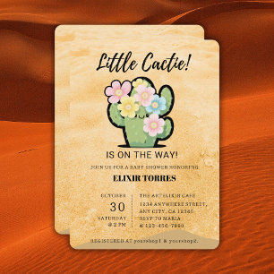 Süße Blumen Kleine Cuctie Kawaii Babyparty Einladung