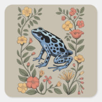 Süße Blumenblaue Pfeilgiftfrosch-Kröte Froschliebh