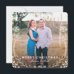 Süße Blumenfeiertags-Foto-Karte Feiertagskarte<br><div class="desc">Fotografiehöflichkeit von Othello Silla: www.othellosilla.com</div>