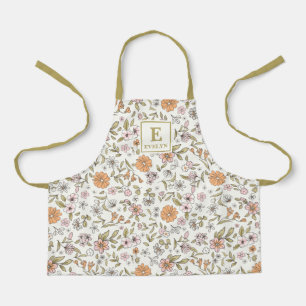 Süße Blumenmädchen-Schürze mit Wildblumen Schürze