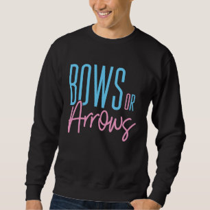 Süße Bögen oder Pfeile Geschlechtsenthüllungs-Part Sweatshirt