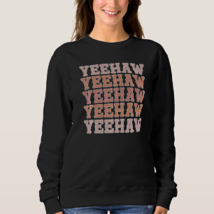 Süße Boho-Ästhetik-Cowgirl-Country-Musikfestival Sweatshirt