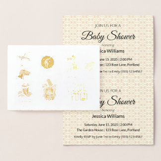 Süße Boho-Baby-Party UPDATE Folienkarte