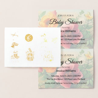Süße Boho-Baby-Party UPDATE Folienkarte