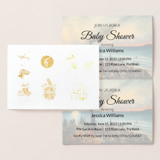 Süße Boho-Baby-Party UPDATE Folienkarte