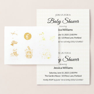 Süße Boho-Baby-Party UPDATE Folienkarte