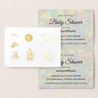 Süße Boho-Baby-Party UPDATE Folienkarte