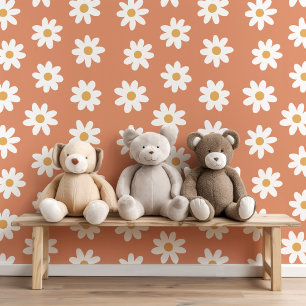 Süße Boho-Gänseblümchen bearbeitbarer Hintergrund Tapete