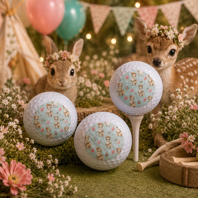 Süße Boho-Lama Golfball (Von Creator hochgeladen)