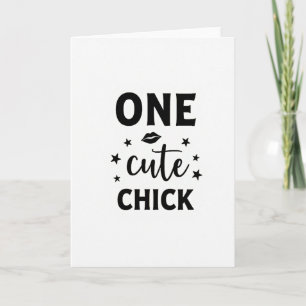 Süße Bold Message Card Karte