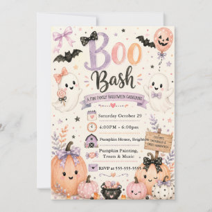 Süße Boo-Bash-Halloween-Party Einladung