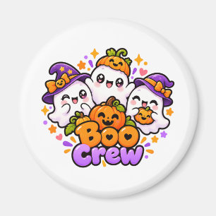 Süße Boo-Crew-Geister Halloween-Magnet Magnet