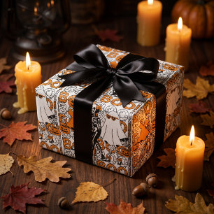 Süße Boo-Crew-Halloween-Freunde Geschenkpapier