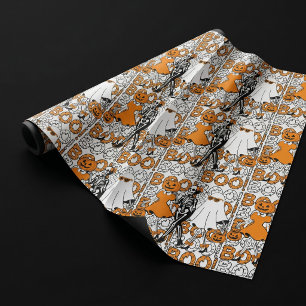 Süße Boo-Crew-Halloween-Freunde-Geschenkpapier Geschenkpapier