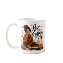 Süße Boo-dann-Kaffee-Halloween-Musiklehrer-Tasse