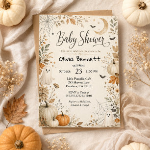 Süße Boo Halloween-Baby-Shower-Einladung Einladung