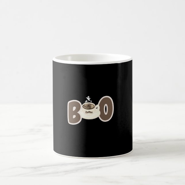 Süße Boo-Kaffee-Halloween Kaffeetasse (Mittel)