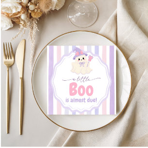 Süße Boo-Pastell-Geister-Baby-Shower-Servietten Serviette