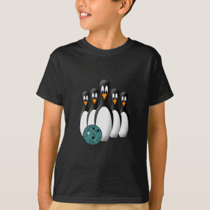 Süße Bowling-Pins-Pinguine T-Shirt