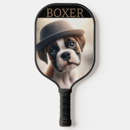 Süße Boxerwelpe – Stylische Hundekunst Pickleball Schläger