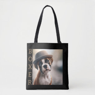 Süße Boxerwelpe – Stylische Hundekunst Tasche