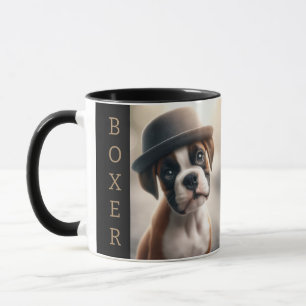 Süße Boxerwelpe – Stylische Hundekunst Tasse