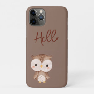 Süße braune Eule Case-Mate iPhone Hülle