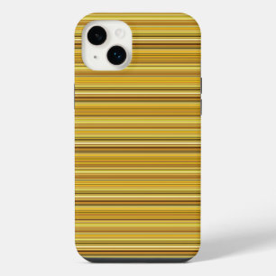 Süße braune goldene Streifen iPhone 14 Plus Hülle