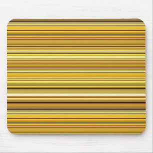 Süße braune goldene Streifen Mousepad