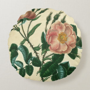 Süße Briar-Rose Rundes Kissen