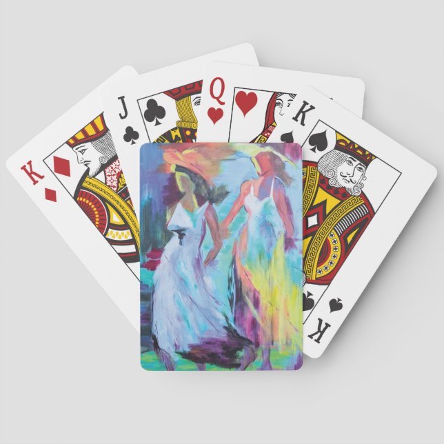Süße Brise Originalgemälde Spielkarten (Rückseite)