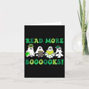 Süße Büchlein Geist Mehr Bücher Lesen Lustiger Leh Karte