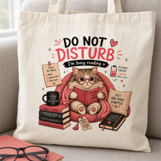 Süße Buchliebhaber-Tasche Lustige Bücherwurm-Leser Tragetasche