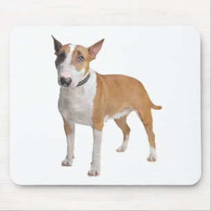 Süße Bull Terrier Mama Welpen Papa Hunde Liebhaber Mousepad