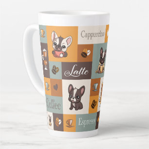 Süße Bulldogge Kaffee Liebe Milchtasse