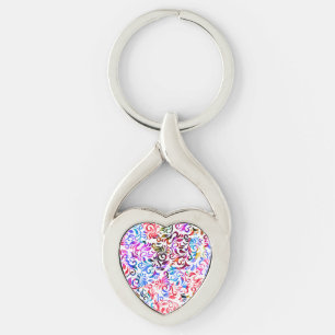 Süße bunte Blumenmuster Case-Mate iPhone Hülle Schlüsselanhänger