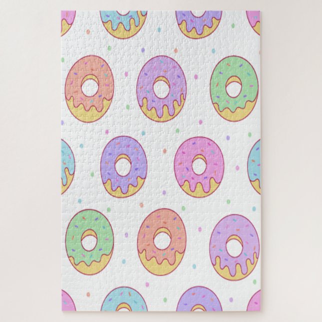 Süße bunte Donuts (Vertikal)