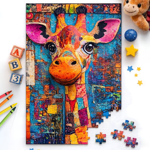Süße bunte Giraffe