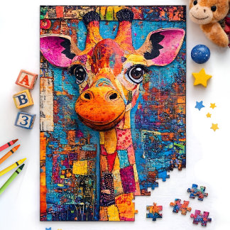 Süße bunte Giraffe