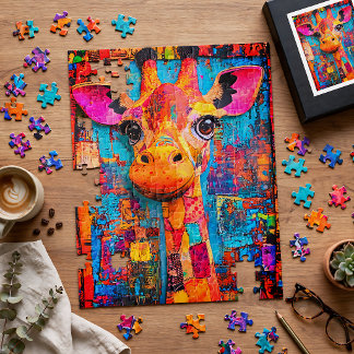 Süße bunte Giraffe