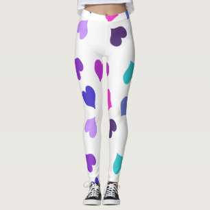 Süße bunte Herzen Leggings