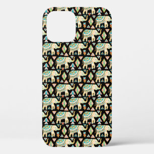Süße bunte indische Elefanten Muster Case-Mate iPhone Hülle