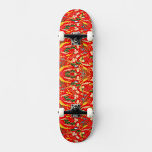 Süße bunte japanische Blumenmuster Case-Mate i Skateboard