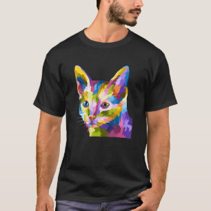 Süße bunte Katze für Katze  Multicolor 1 T-Shirt