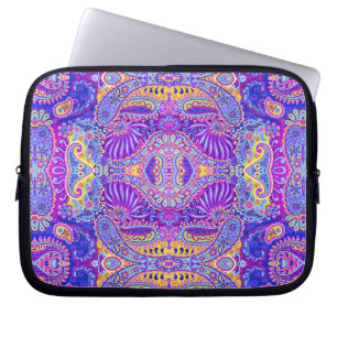 Süße bunte Paisley-Muster-Tasse Laptopschutzhülle