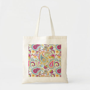 Süße bunte Paisley-Muster-Tischdecke Tragetasche